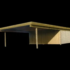 Christian dobbelt carport med redskabsrum 836x630 cm - UDEN TAG