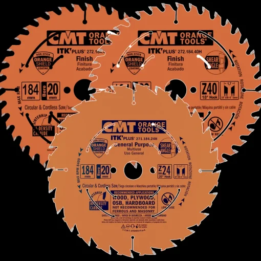 CMT klingesæt 184x20 Z24-40-40