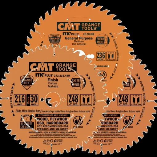 CMT klingesæt 216x30 Z36-48-48