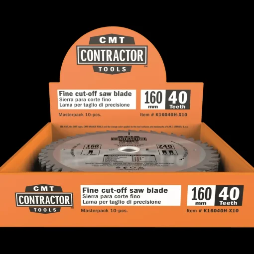 CMT savklinge Contractor 160x2,2x20 Z40W 10 stk pk