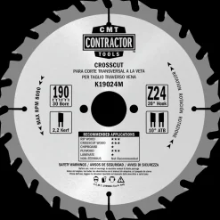 CMT savklinge Contractor 190x2,2x30 Z24W 10 stk pk