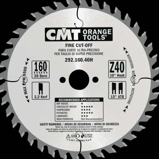CMT savklinge 160x2,2x20 mm Z40W