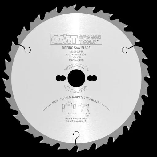 CMT savklinge 250x2,8x30 mm Z24WB