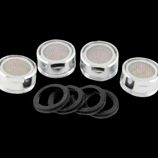 Cyan luftblander 22,1 mm 4 stk krom