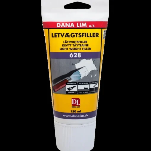 Dana letvægtsfiller 628 hvid 150 ml