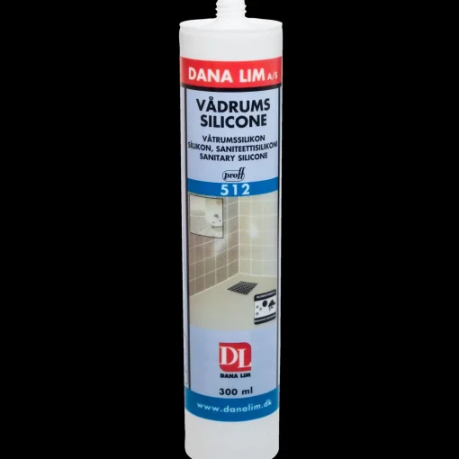 Dana proff vådrumssilicone 512 antracit 300 ml