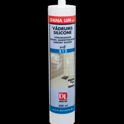 Dana proff vådrumssilicone 512 transparent 300 ml