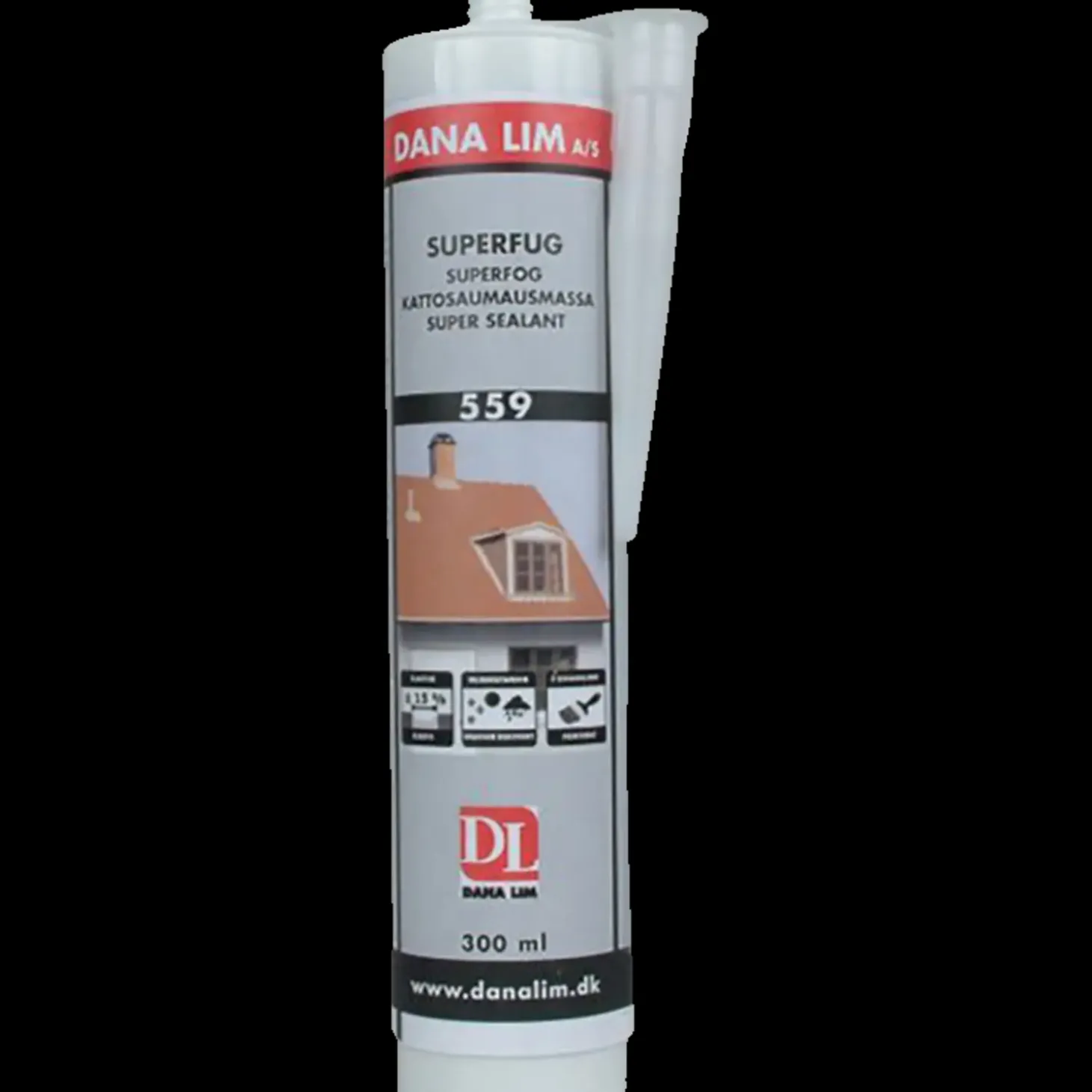 Dana Tagfugemasse 559 300 ml sort