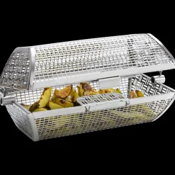 Dangrill rund rotisserikurv
