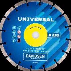 Davidsen diamantklinge universal Ø125 mm