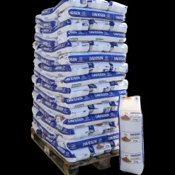 Davidsen træpiller 8 mm - palle med 900 kg / 60 poser á 15 kg
