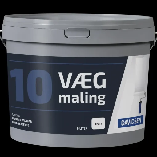 Davidsen vægmaling 10 hvid 9 L