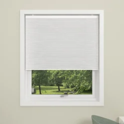 Debel plissegardin touch hvid 70x160 cm
