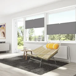 Debel plisségardin flex grå 50x130 cm