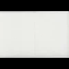 Debel plisségardin flex hvid 50x130 cm