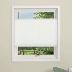 Debel plisségardin flex hvid 50x130 cm