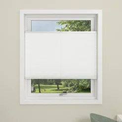 Debel plisségardin flex hvid 50x130 cm