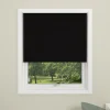 Debel rullegardin uni sort 80x175 cm