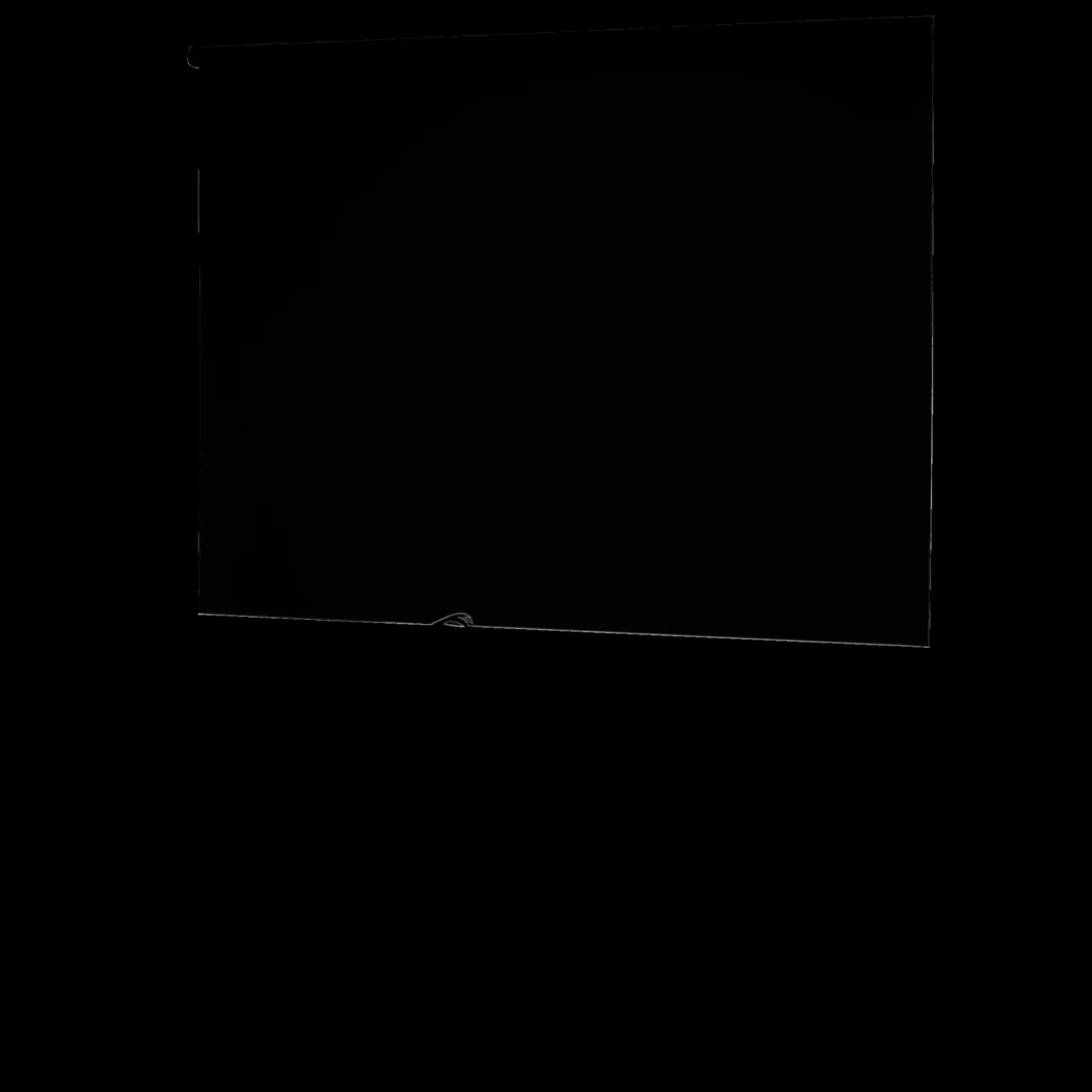 Debel uni-bo rullegardin mørklægning sort 120x210 cm