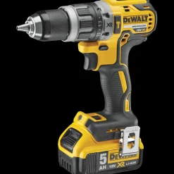 DeWALT DCD796P2 18V XR slagbore/skruemaskine 2x5,0 Ah batteri og lader