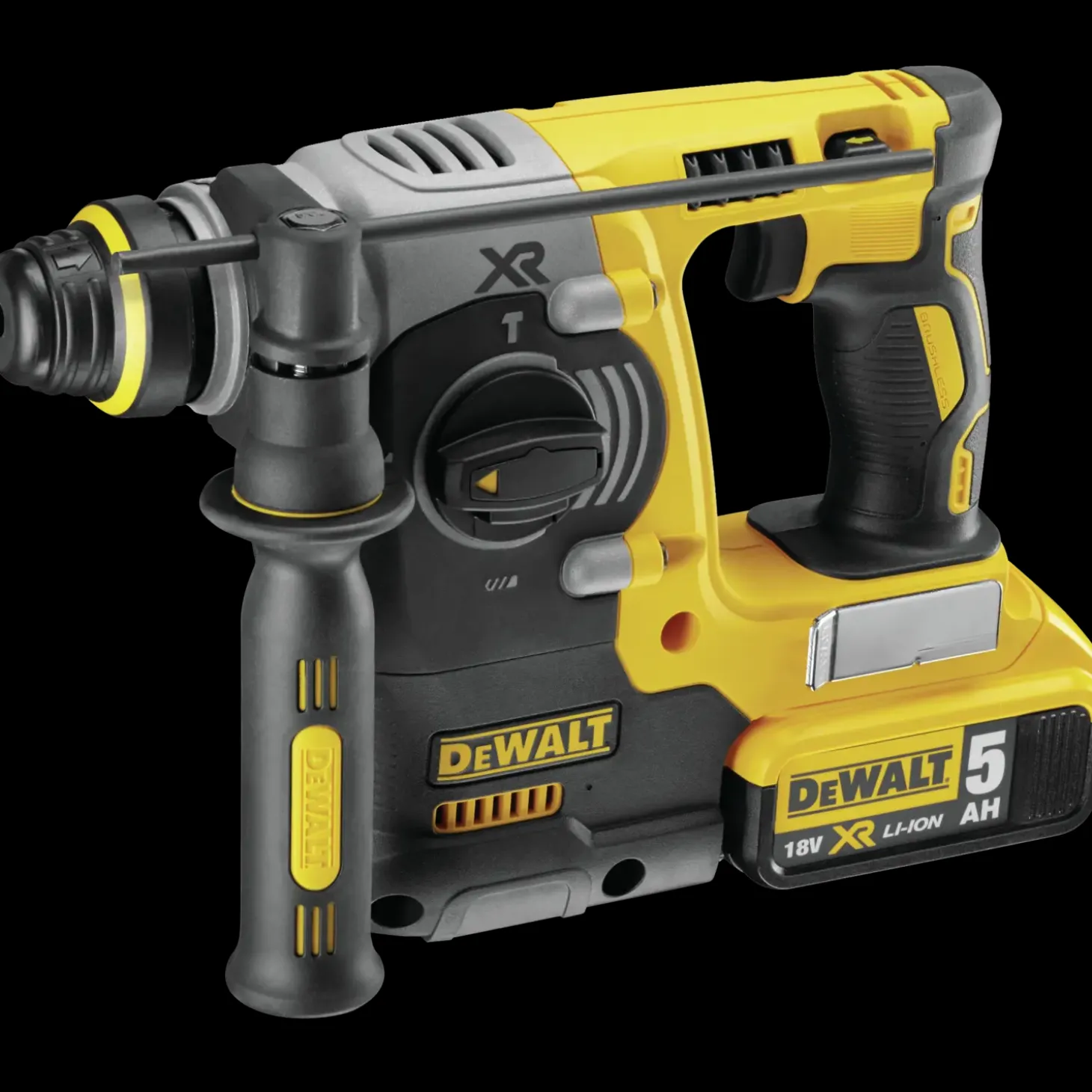 DeWALT DCH273P2T-QW 18C XR borehammer 2x5.0Ah batteri og lader