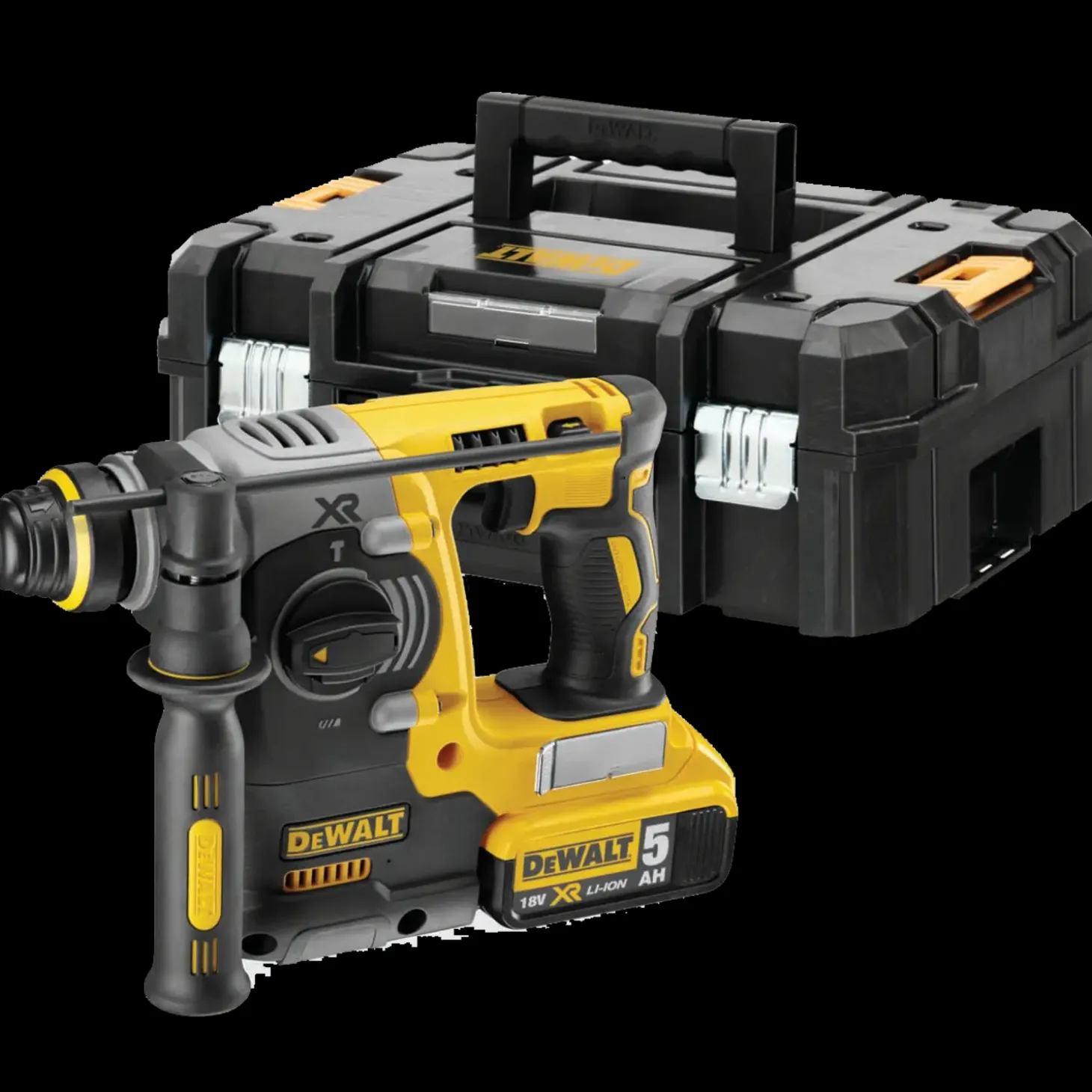 DeWALT DCH273P2T-QW 18C XR borehammer 2x5.0Ah batteri og lader