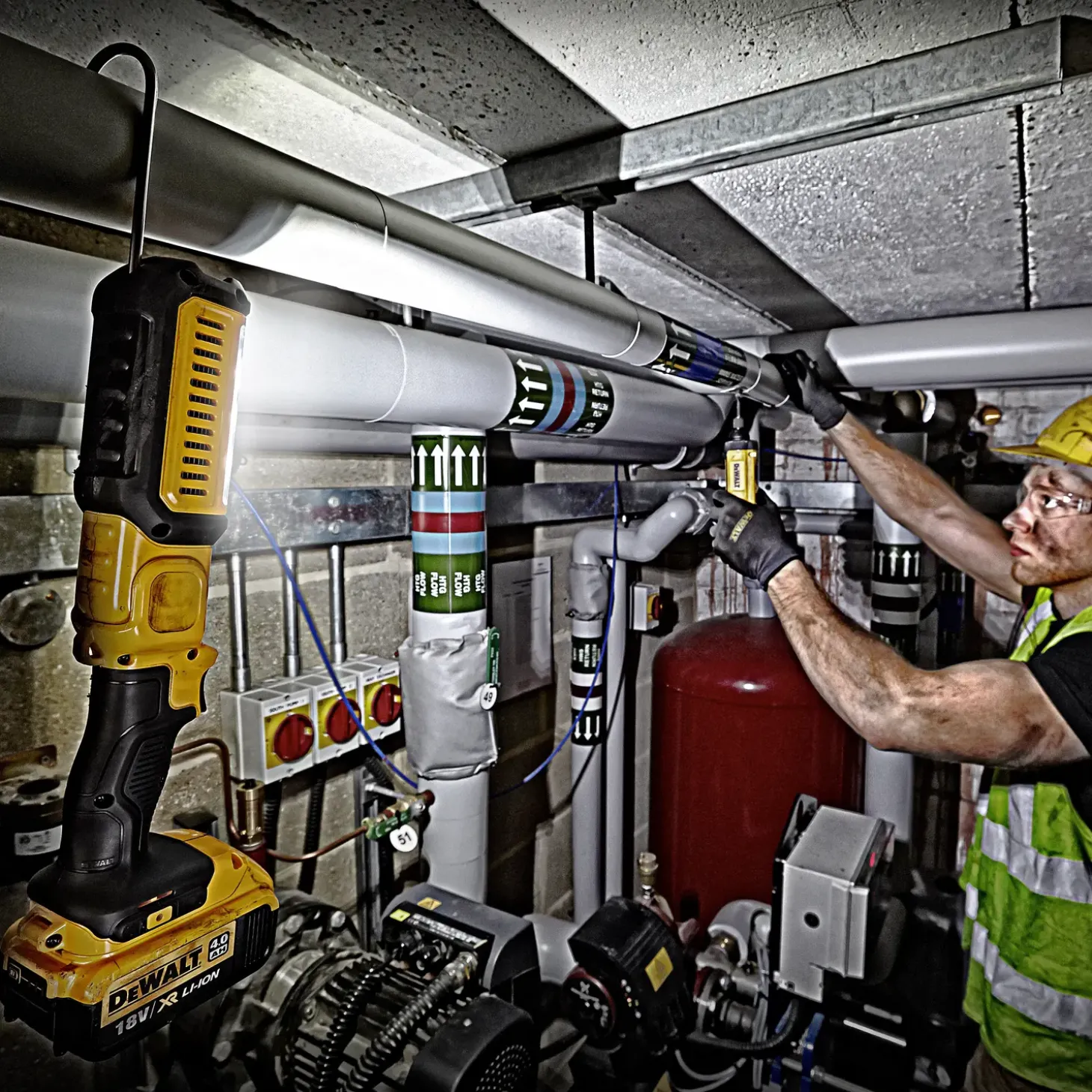 Dewalt DCL050-XJ håndholdt LED-lygte 18V