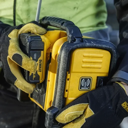 DeWALT  DCR020 kompakt multivolt DAB, FM/AM-radio