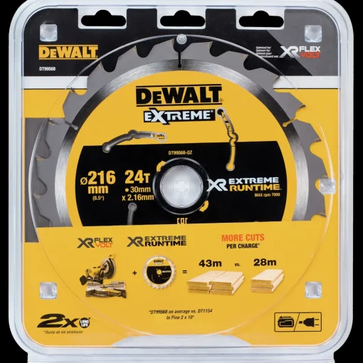 DeWALT DT99568-QZ XR FLEXVOLT savklinge Ø216xø30mm