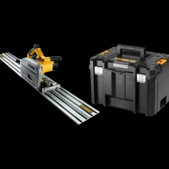 DeWALT DWS520KTR 55 mm dyksav med 1,5 m styreskinne