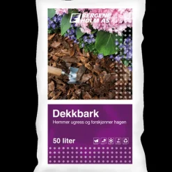 Dækbark 2400 liter, palle med 48 sække á 50 liter