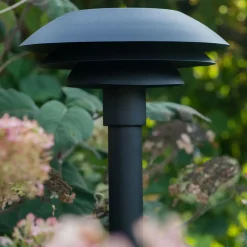 DL31 udendørs havelampe sort, Ø31 cm