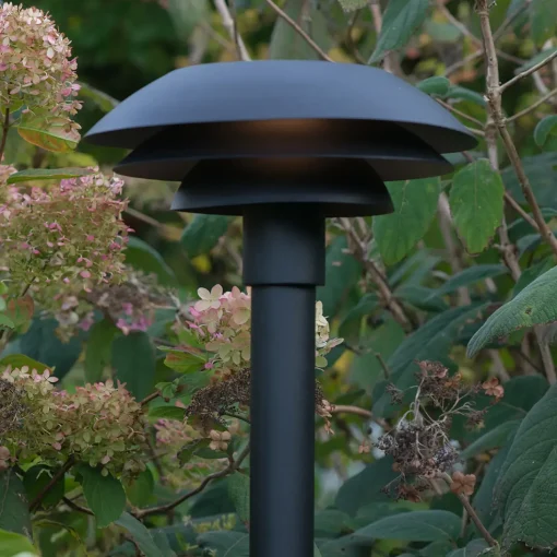 DL31 udendørs havelampe sort, Ø31 cm