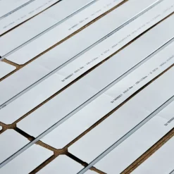 DLH varmefordelingsplade m/1 spor Ø20 mm - 280x1150x0,5 mm t/25 mm Thermogulv