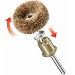 Dremel polerhjul grov og medium 511S 2 stk.
