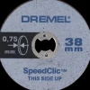 Dremel præcisionsskæreskiver tynde SC409 38 mm. 5 stk.
