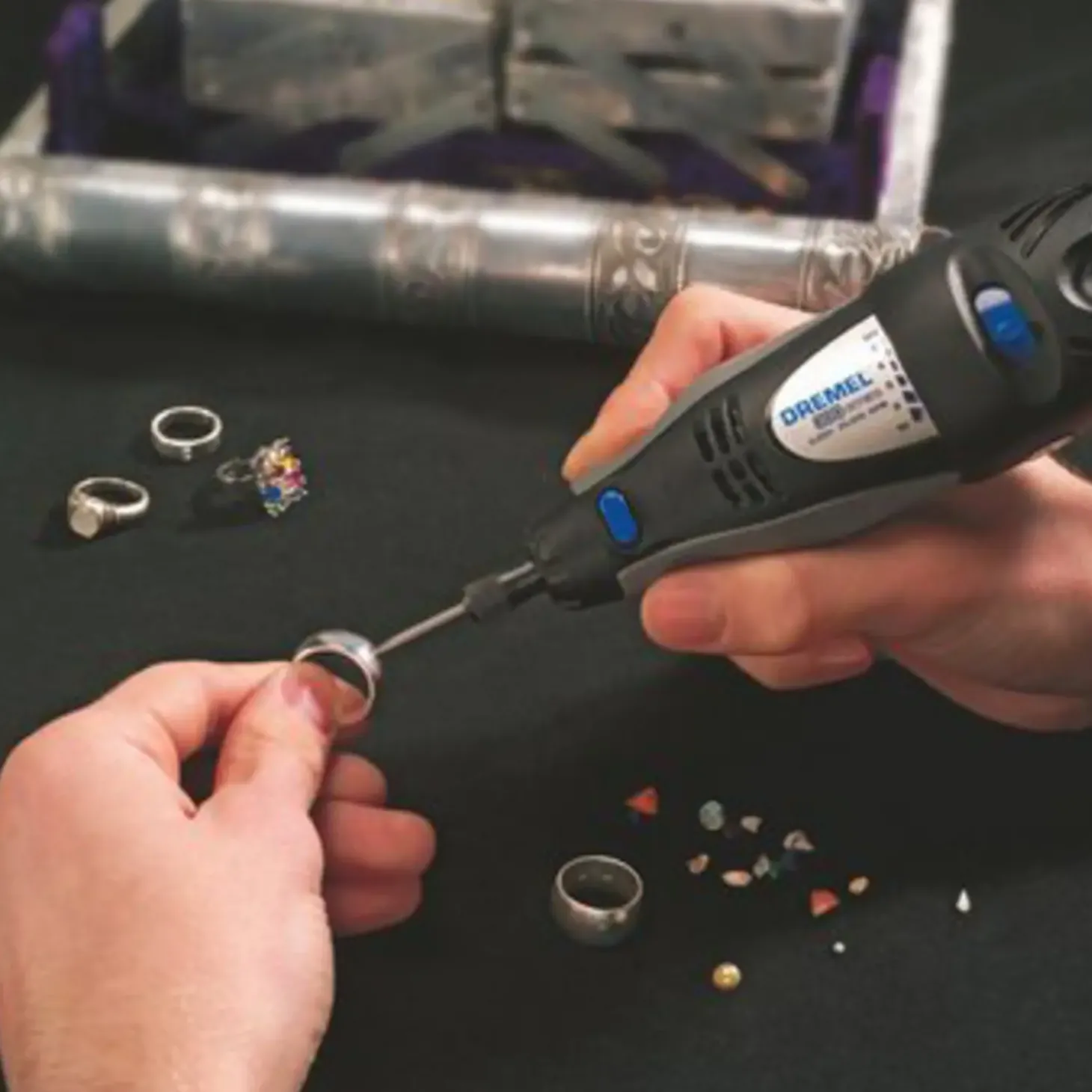 Dremel tungstensfræser 9910 3,2 mm - halvrund