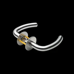 Dørgreb i enkelt design, ø18 mm rør m/roset