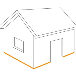 DS Stålprofil Startprofil sort - 3M