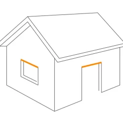 DS Stålprofil Vandnæse type 229 lys grå - 3M