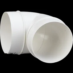 Duka bøjning 90°  Ø100 mm hvid