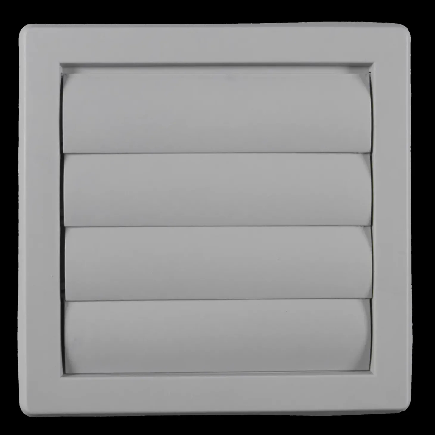 Duka lamelventil type 70 grå 180x180 mm indv. 150 mm