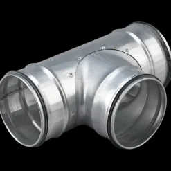 Duka metal t-stykke DTCPU Ø100 mm