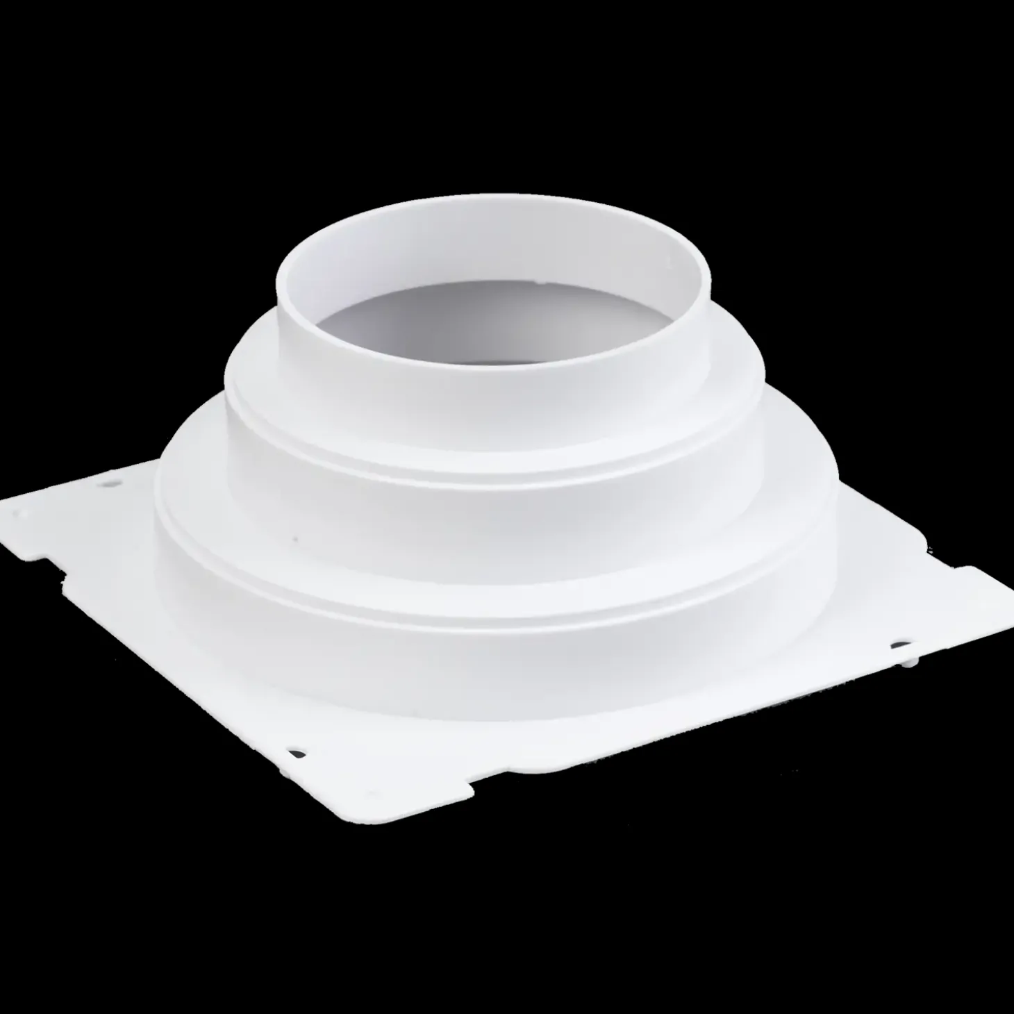 Duka overgangsstykke type 1 Ø133 mm/140/52 hvid