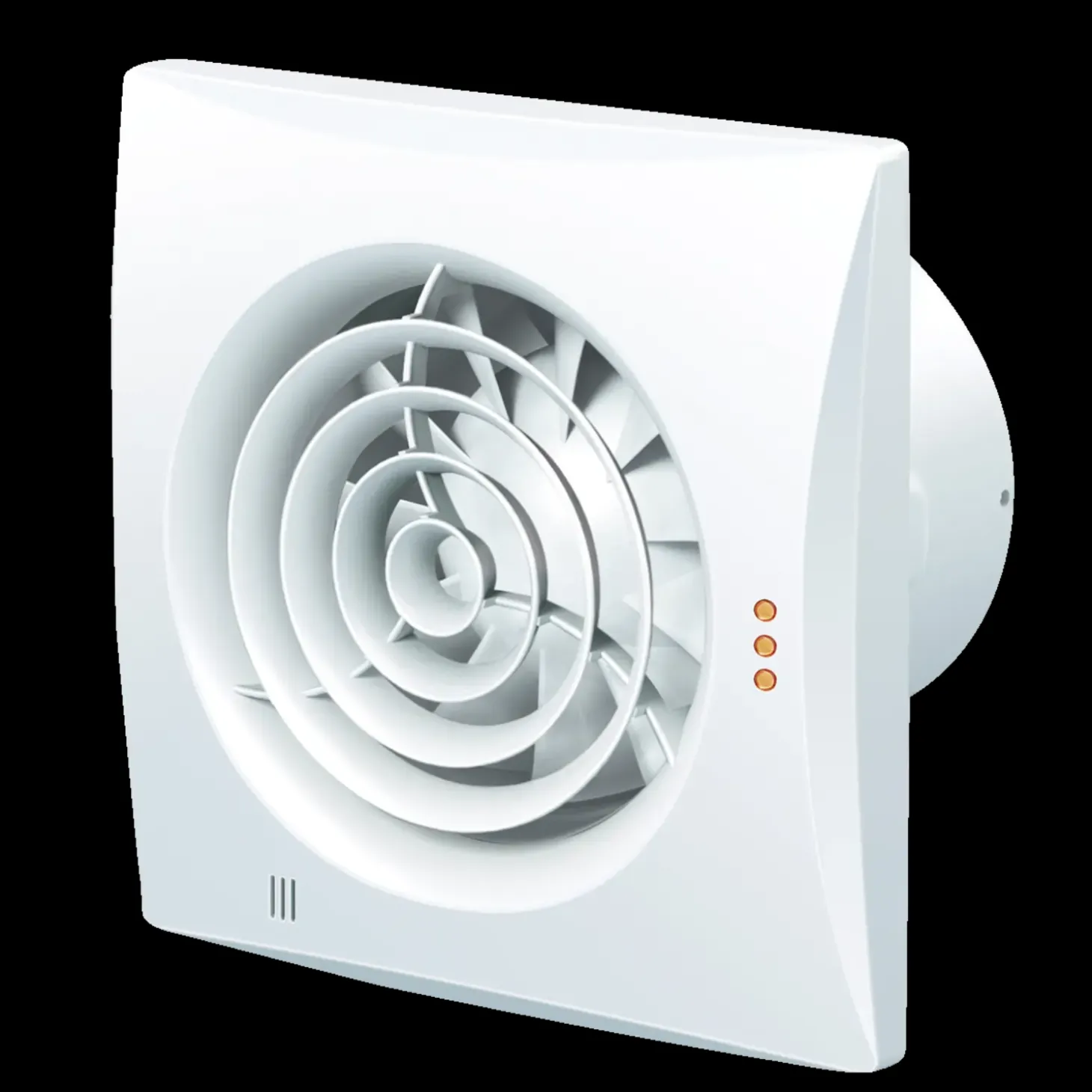 Duka Pro 30 ventilator u/styring hvid Ø99 mm