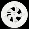 Duka S7 ventilator m/9 funktioner Ø100-125 mm hvid