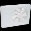 Duka SmartFan TH ventilator m/fugt og tidsstyring Ø100-125 mm hvid