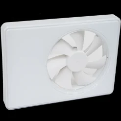 Duka SmartFan TH ventilator m/fugt og tidsstyring Ø100-125 mm hvid