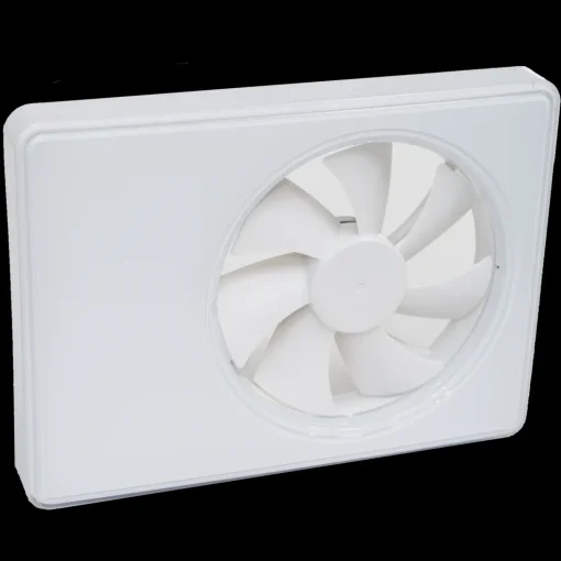Duka SmartFan TH ventilator m/fugt og tidsstyring Ø100-125 mm hvid