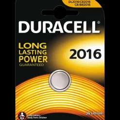 Duracell Electronics knapcell CR2016 batteri 1 stk. pk.